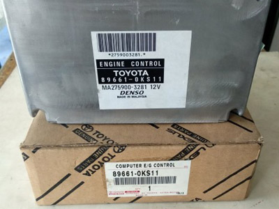 89661-0KS11,HILUX丰田皮卡发动机电脑板,89661-0KS21